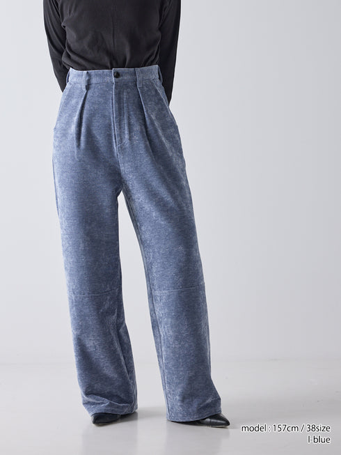 【 予約:11月中旬 】MOLE TWILL TUCK WIDE PT /Y254-31136